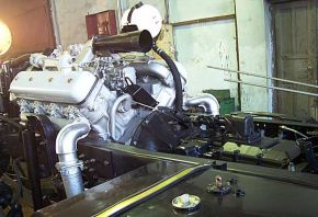 Замена на а/м КамАЗ двигателей КамАЗ на двигателя ЯМЗ-238.